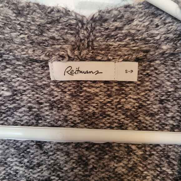 🌺3/$50 Reitmans Heathered Gray Sweater Cardigan - Picture 4 of 5